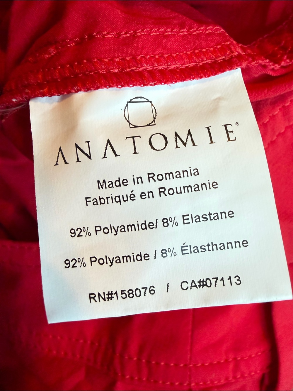 Anatomie Winter Kate Pants Bold Red Casual Everyday Dress Up Size Small Women's - Picture 14 of 16